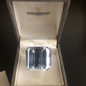 Swarovski Glacier crystal ring